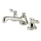Kingston Brass KS4466TAL Tudor 8" Widespread Bathroom Faucet, Polished Nickel KS4466TAL - alternate 1